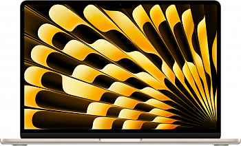 Ноутбук Apple MacBook Air 15" (M4, 2025) 24 ГБ, 1 ТБ SSD, "сияющая звезда"